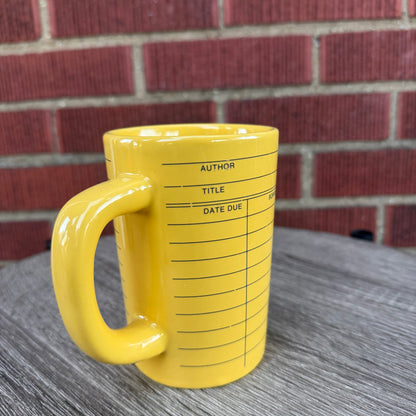 Out of Print Library Card Mug