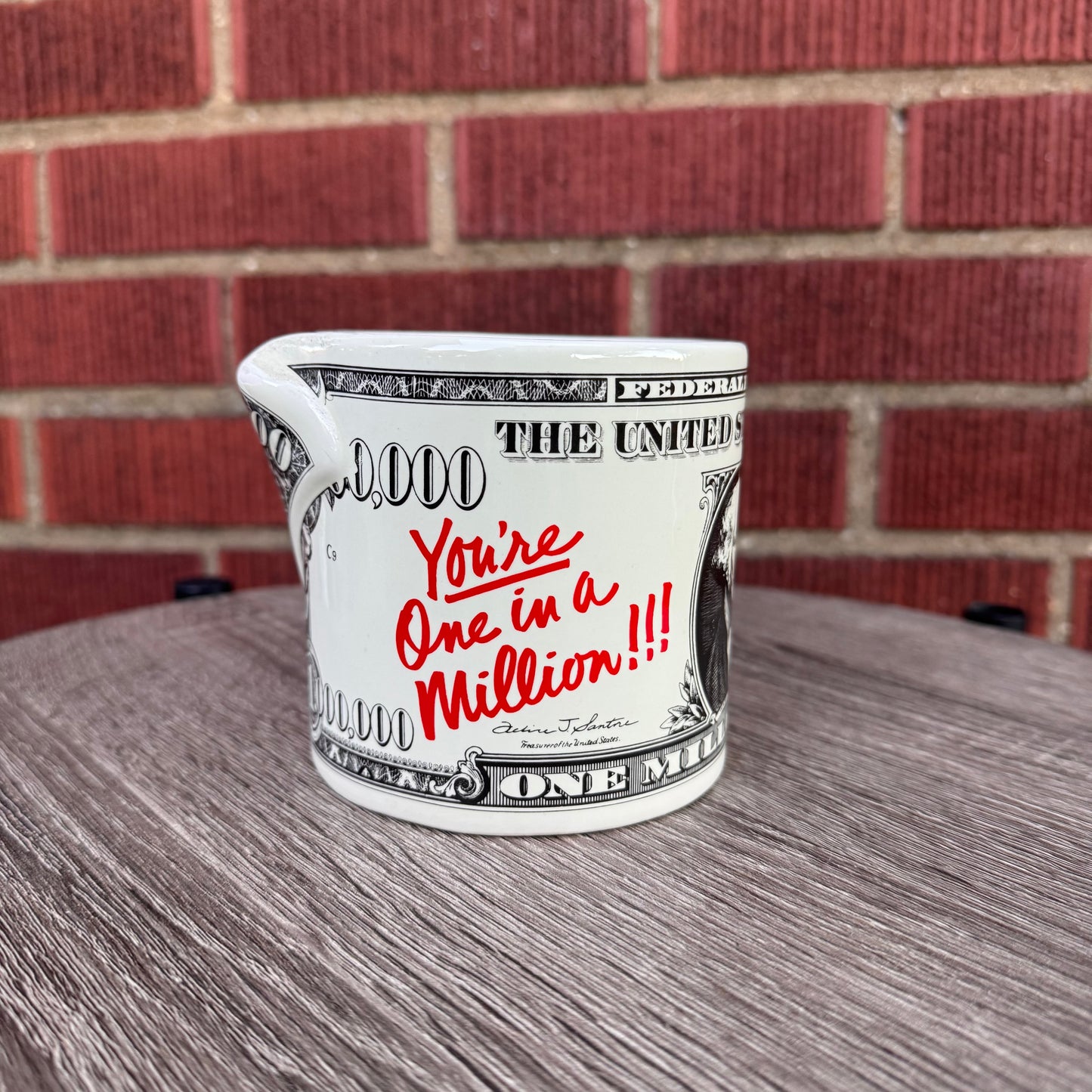 Vintage Teleflora "You're One in a Million" Ceramic Vase