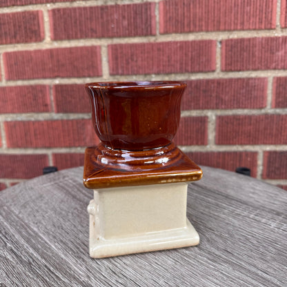 Vintage Ceramic Coffee Grinder-Style Planter