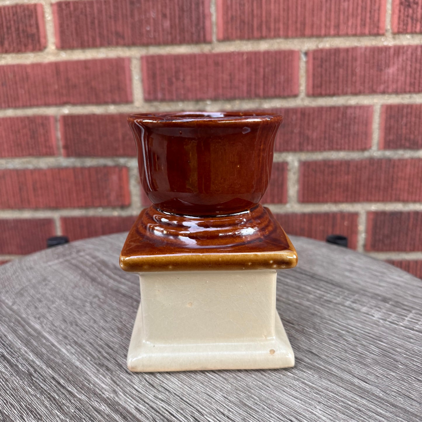 Vintage Ceramic Coffee Grinder-Style Planter