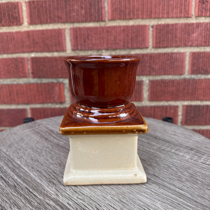 Vintage Ceramic Coffee Grinder-Style Planter