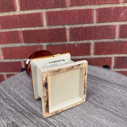 Vintage Ceramic Coffee Grinder-Style Planter