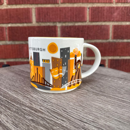 Starbucks You Are Here Collection Pittsburgh Skyline Mug