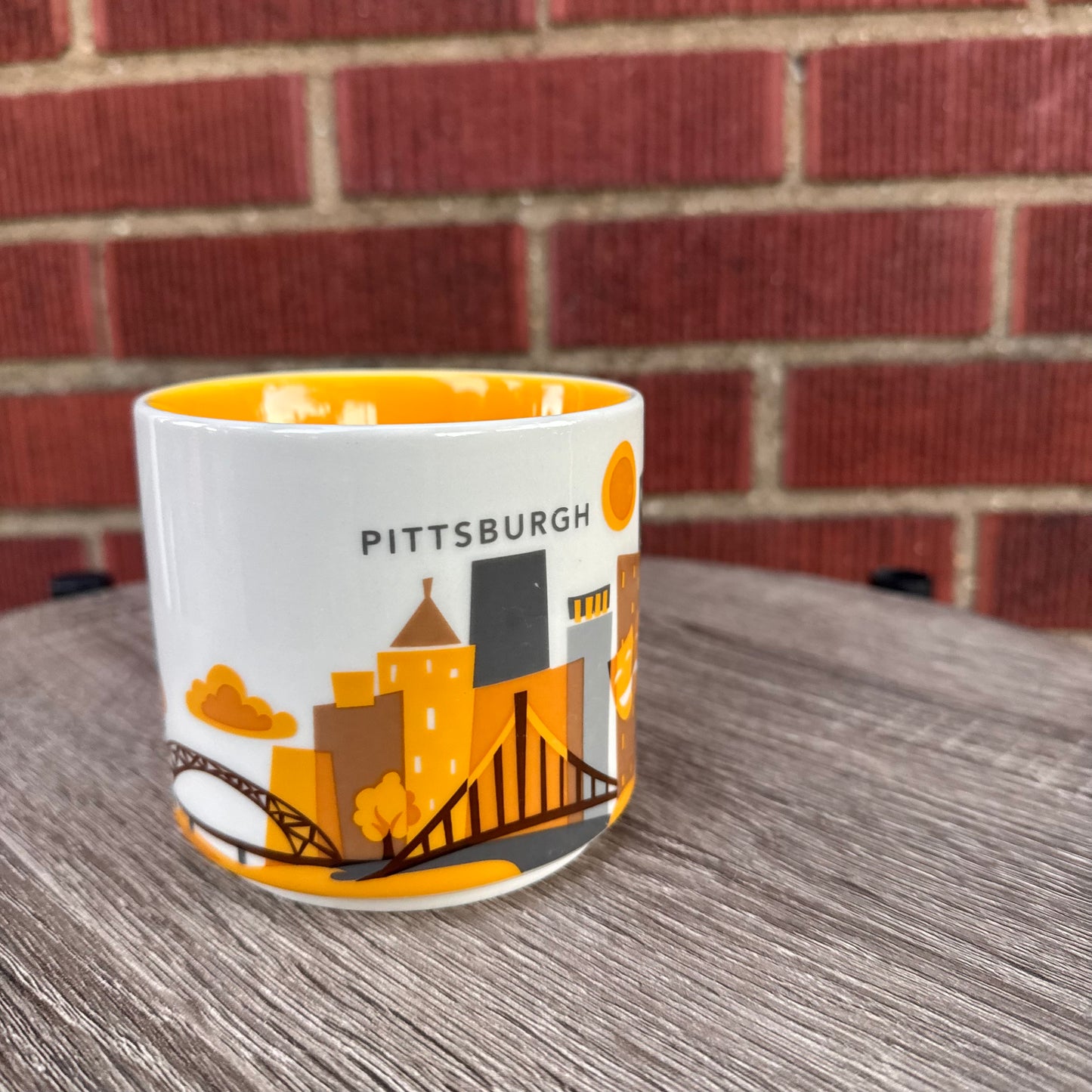 Starbucks You Are Here Collection Pittsburgh Skyline Mug