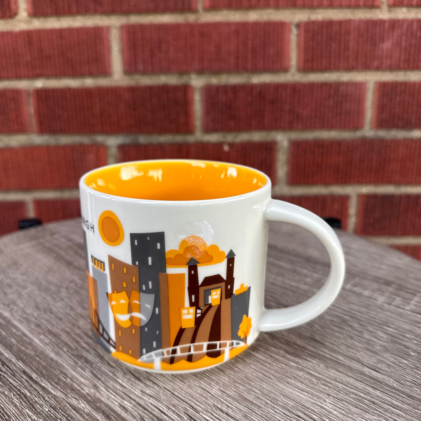 Starbucks You Are Here Collection Pittsburgh Skyline Mug