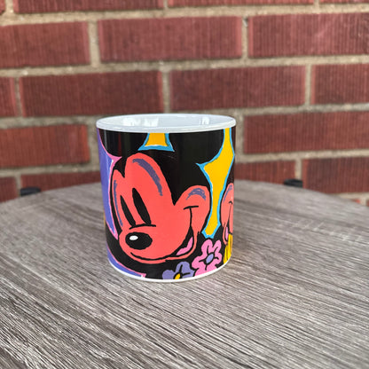 Vintage Disney Mickey & Minnie Mouse Pop Art Coffee Mug