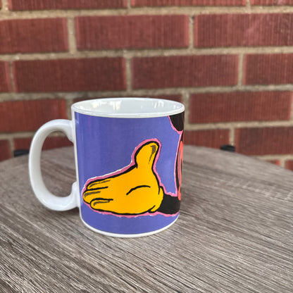Vintage Disney Mickey & Minnie Mouse Pop Art Coffee Mug