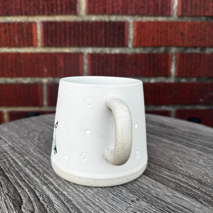 Arwen Ceramic Mug with Leaping Deer