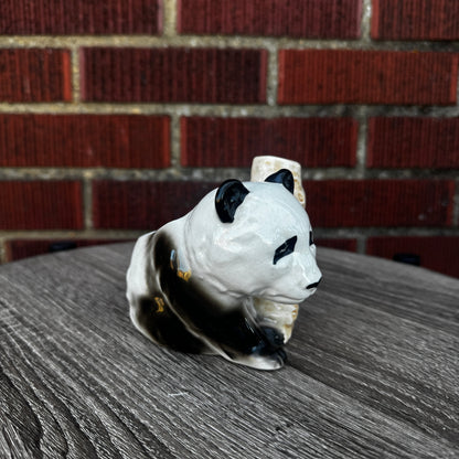 Vintage Ceramic Panda Planter