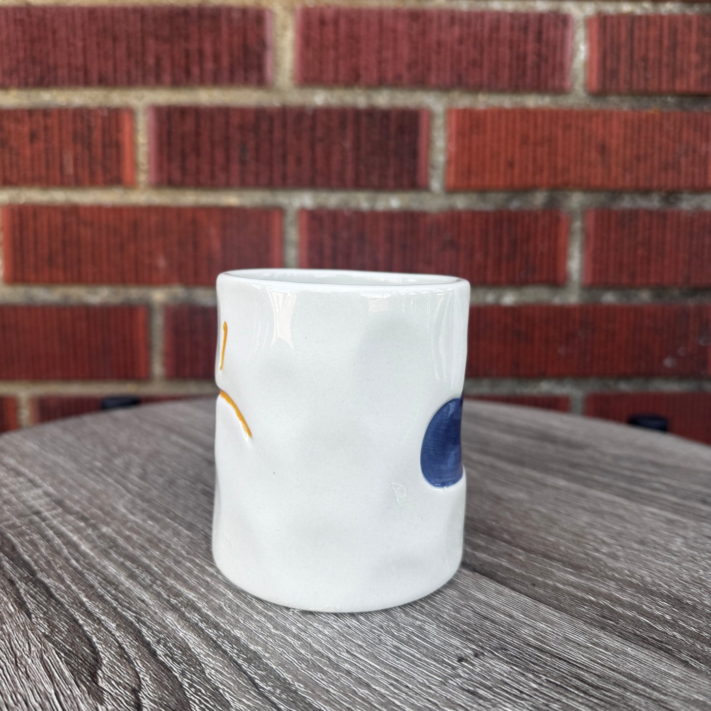 Cloud/Sun with Rainbow Handle Mug