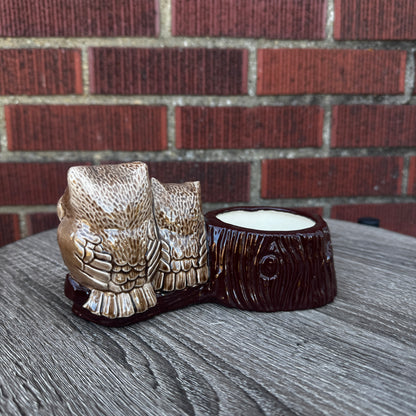 Ceramic Owl Family Planter