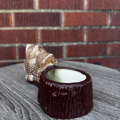 Ceramic Owl Family Planter