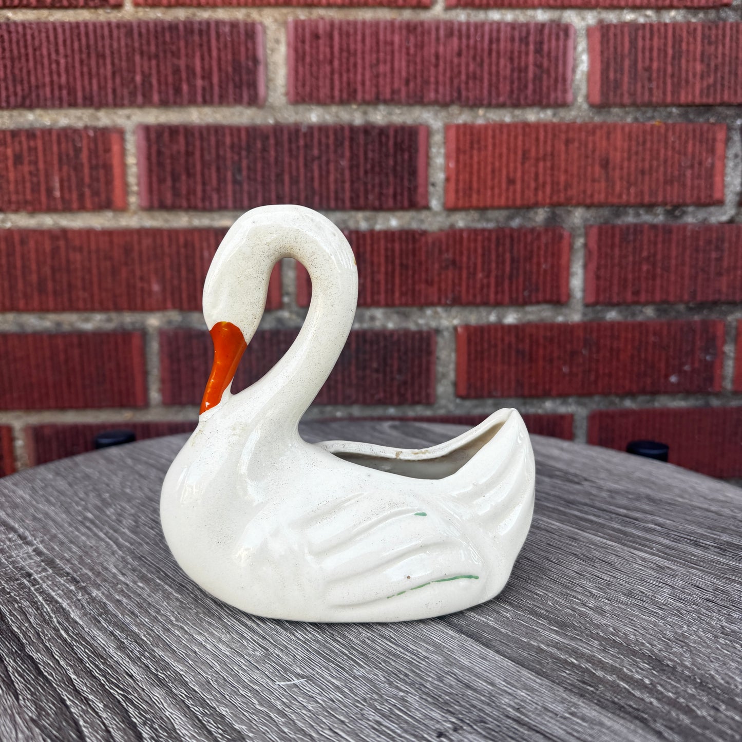 Ceramic Swan Planter