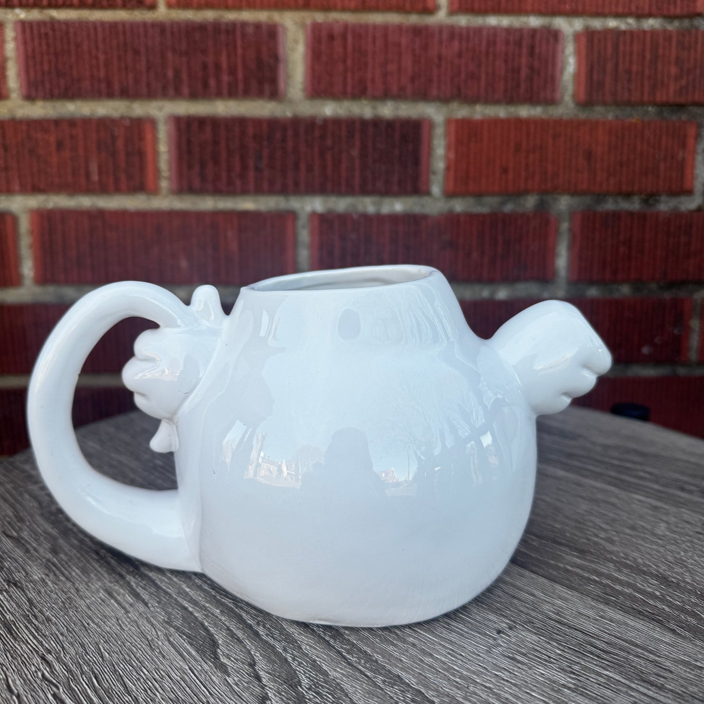 Vintage Spooky Hollow Ceramic Ghost Teapot