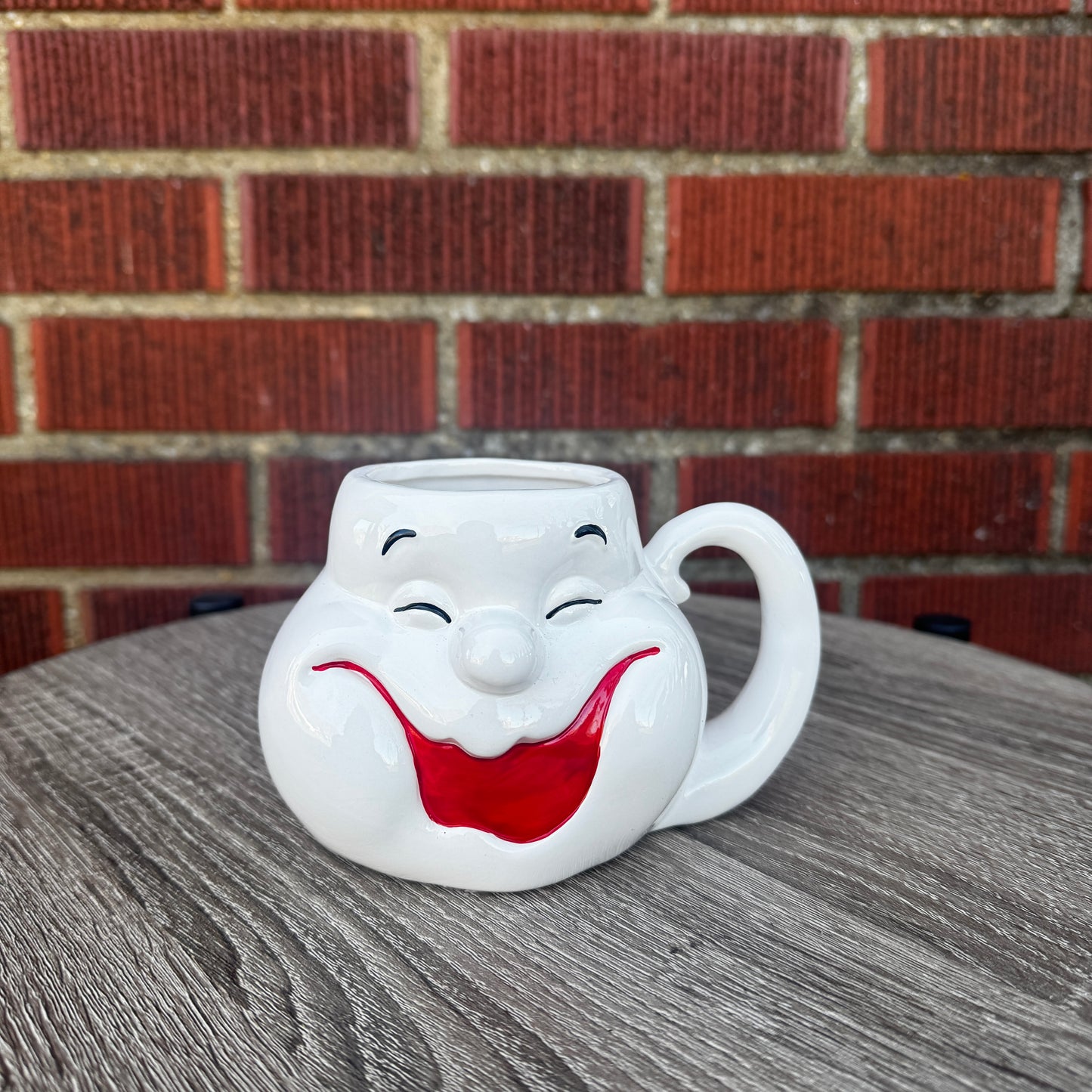 Vintage Spooky Hollow Ceramic Ghost Mug