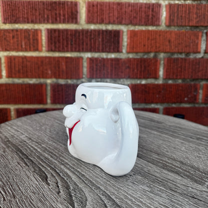 Vintage Spooky Hollow Ceramic Ghost Mug