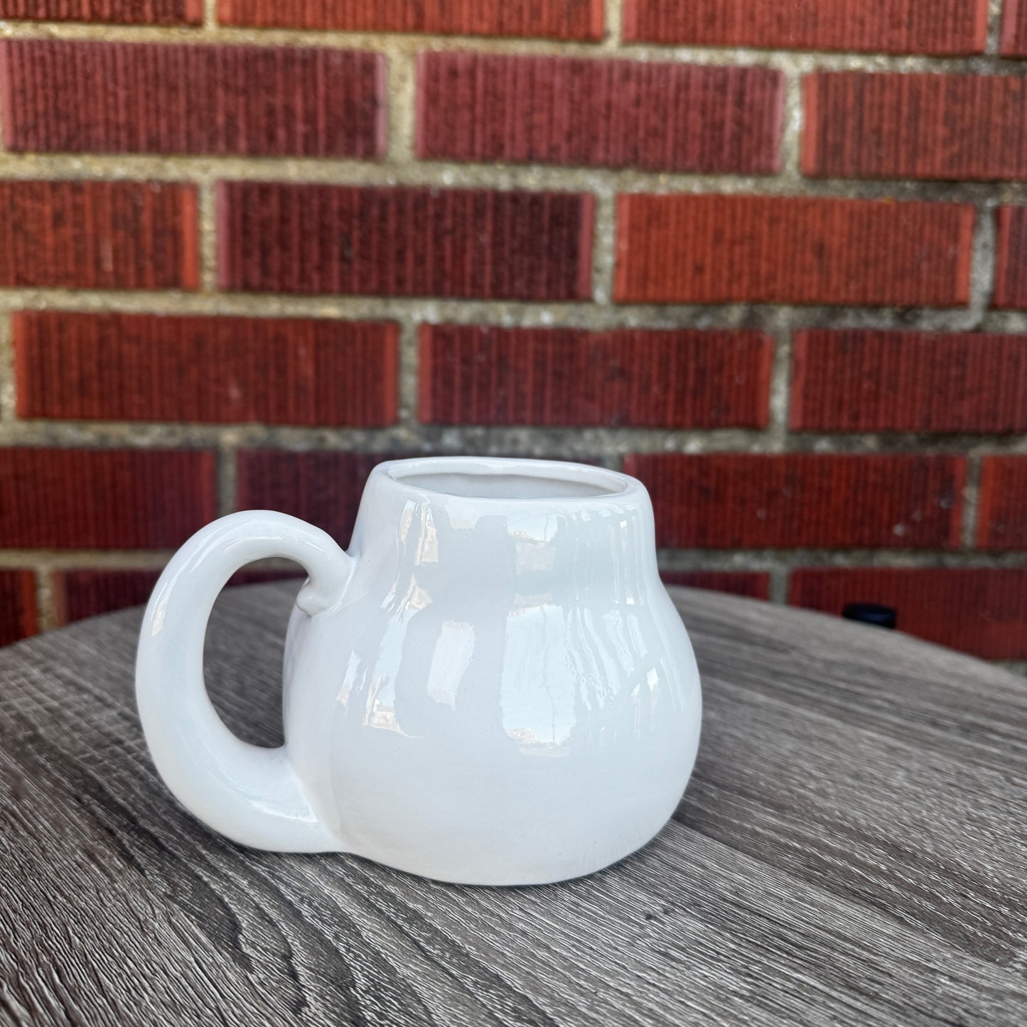 Vintage Spooky Hollow Ceramic Ghost Mug