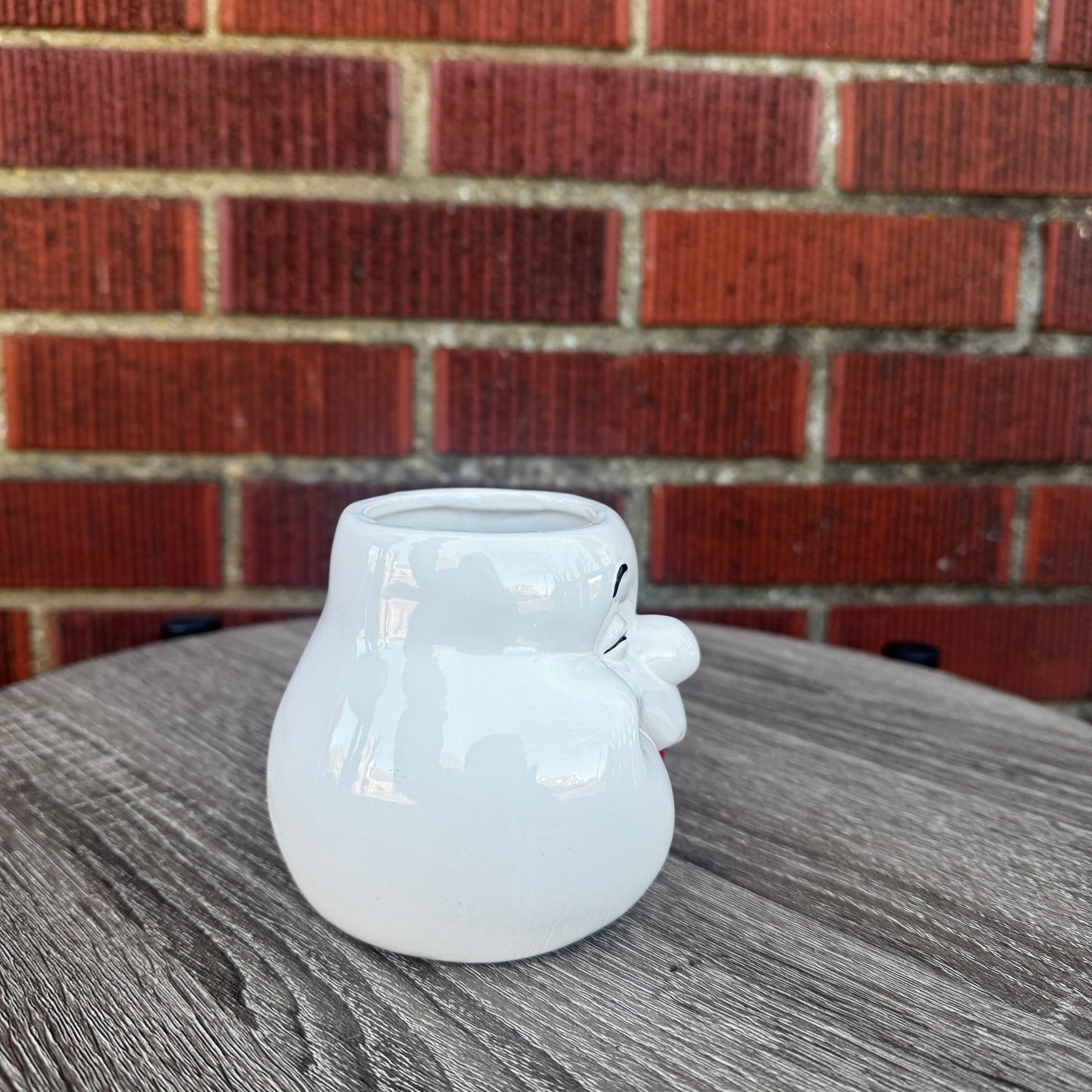 Vintage Spooky Hollow Ceramic Ghost Mug