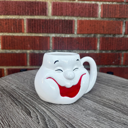 Vintage Spooky Hollow Ceramic Ghost Mug