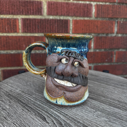 Vintage 3D Face Mug
