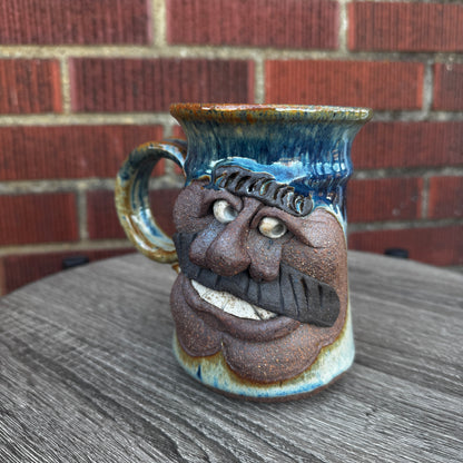 Vintage 3D Face Mug