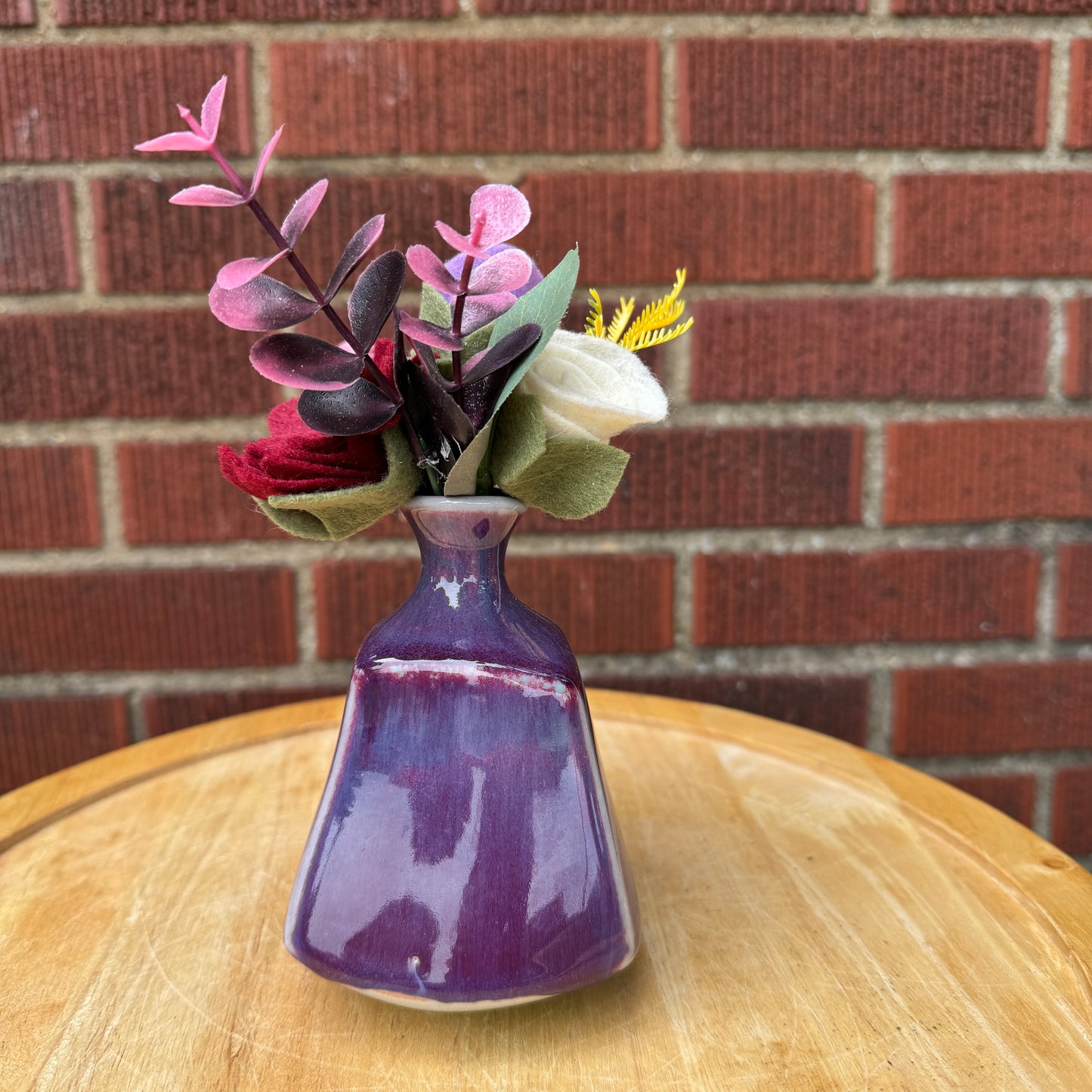 Vintage Mid-Century Purple Vase