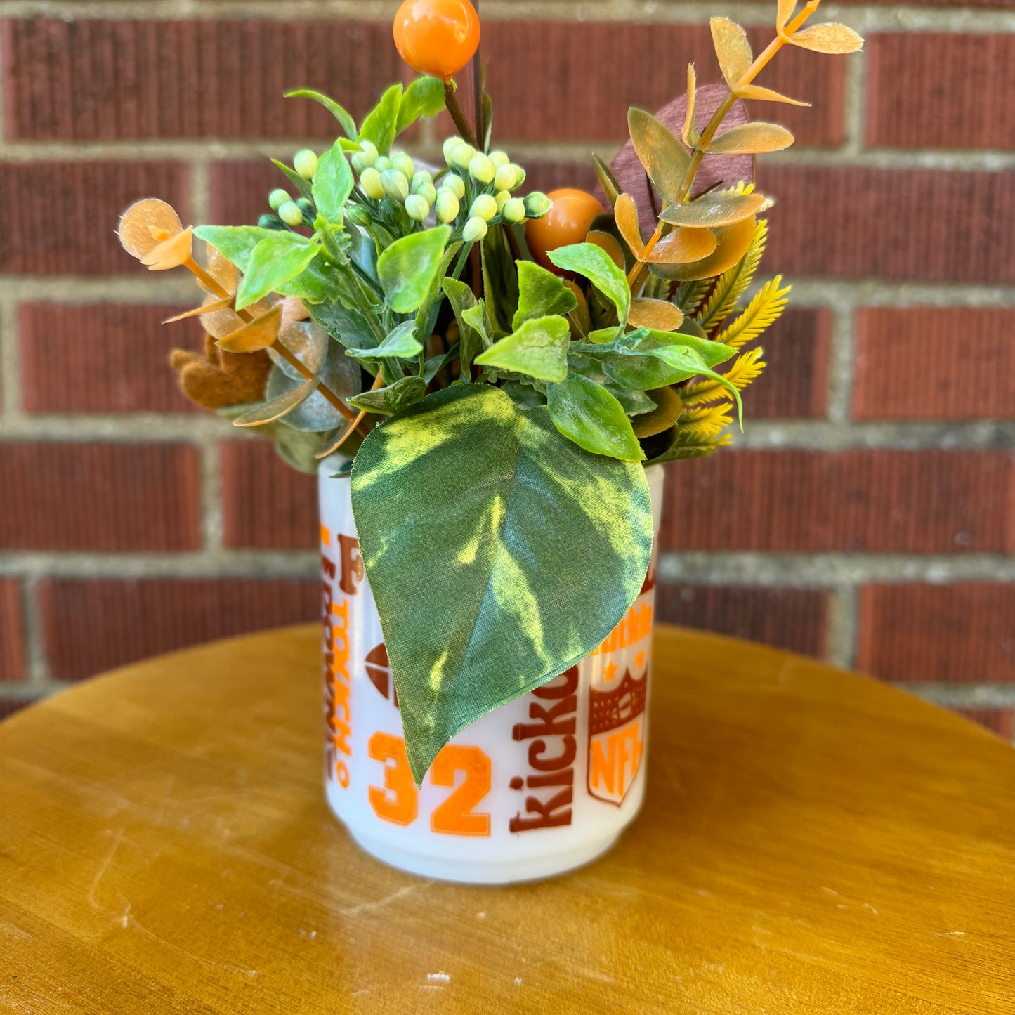 Football Mug Vase