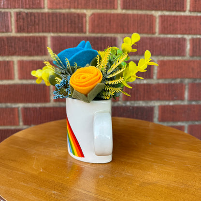 Half Cup Rainbow Mug