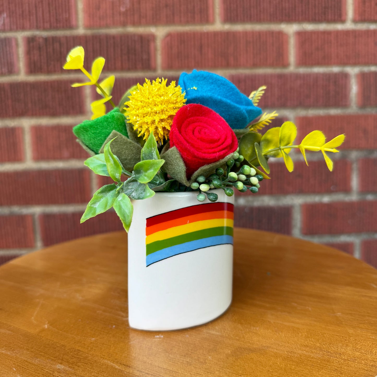 Half Cup Rainbow Mug