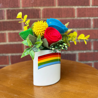 Half Cup Rainbow Mug