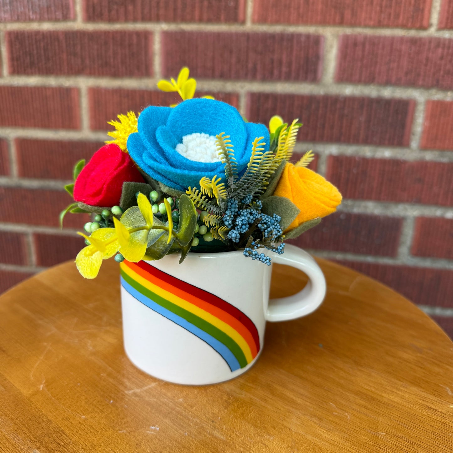 Half Cup Rainbow Mug