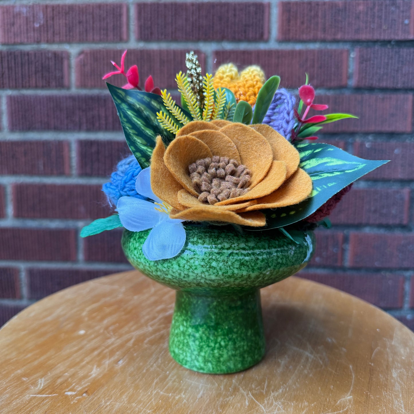 Mid-Century Modern Green Bouquet