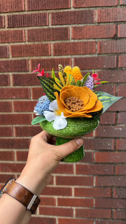 Mid-Century Modern Green Bouquet