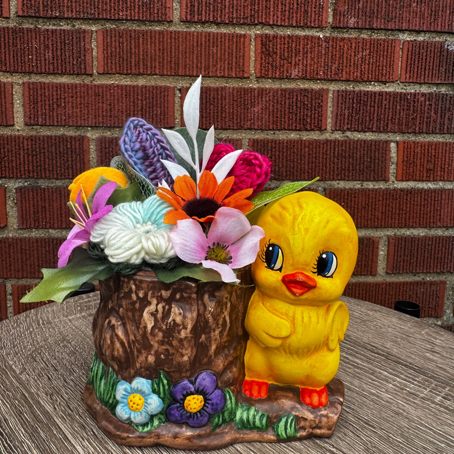 Handmade Vintage Spring Chick Bouquet