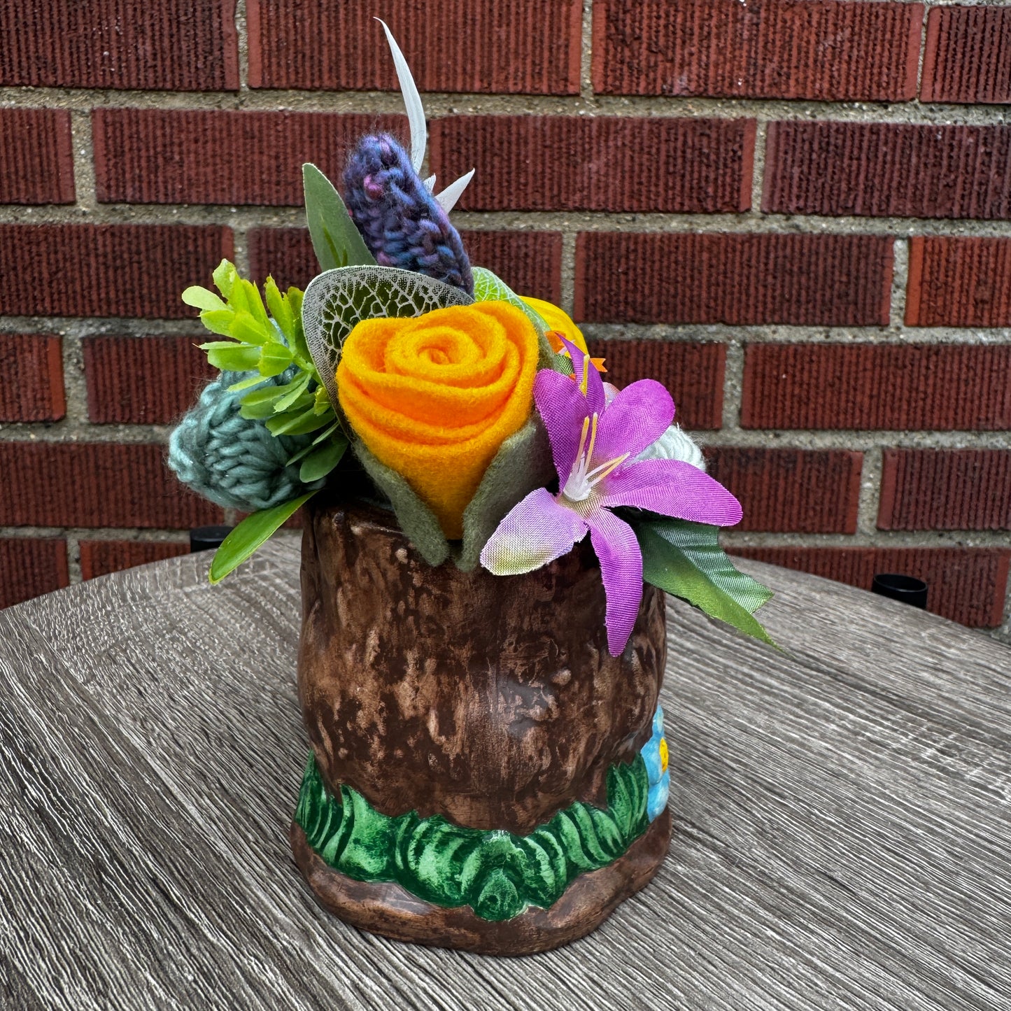 Handmade Vintage Spring Chick Bouquet
