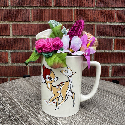 Vintage Disney Bambi Mug Bouquet