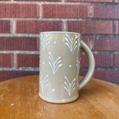 Vintage Tan & White Hartstone Mug