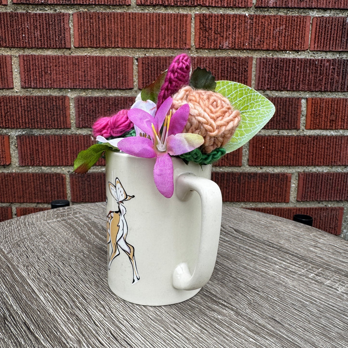 Vintage Disney Bambi Mug Bouquet