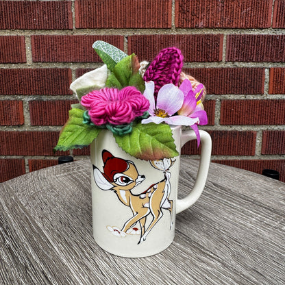 Vintage Disney Bambi Mug Bouquet