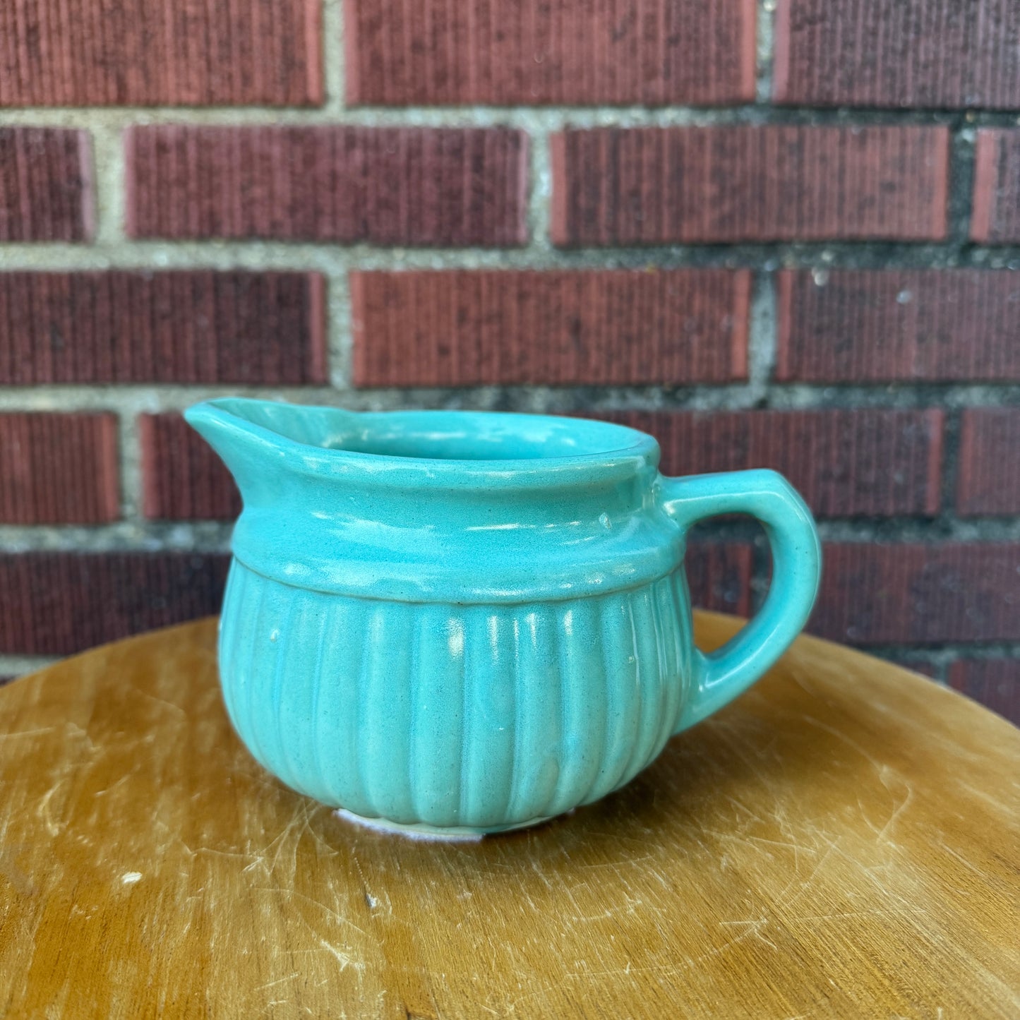 Vintage USA Green/Blue Pitcher