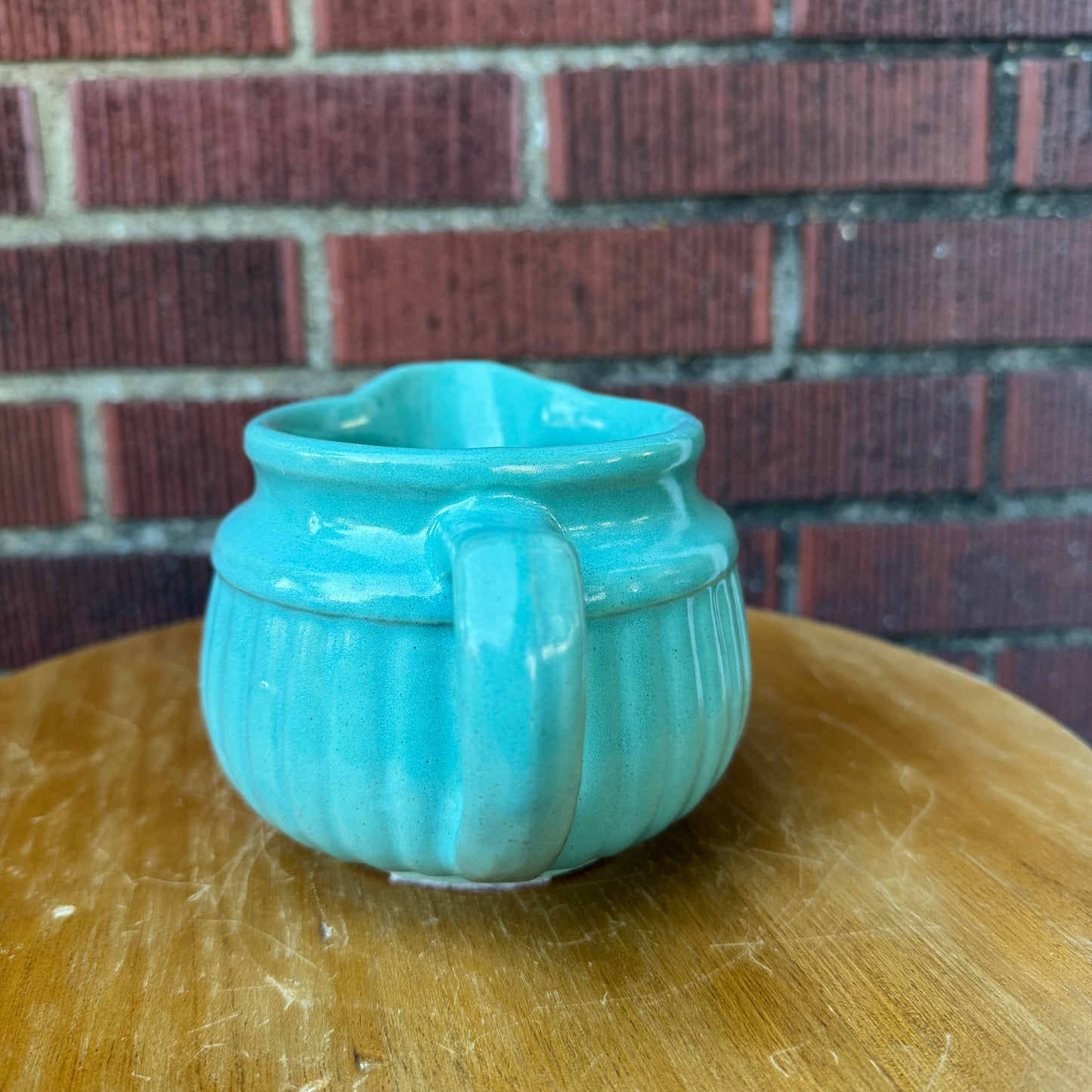 Vintage USA Green/Blue Pitcher