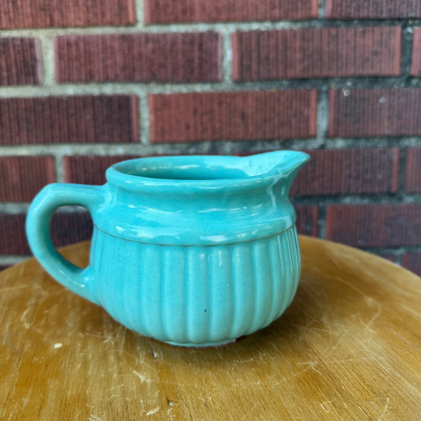 Vintage USA Green/Blue Pitcher
