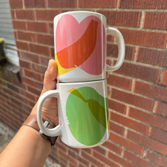 Ikea Abstract Fruit Mugs (4 Included)