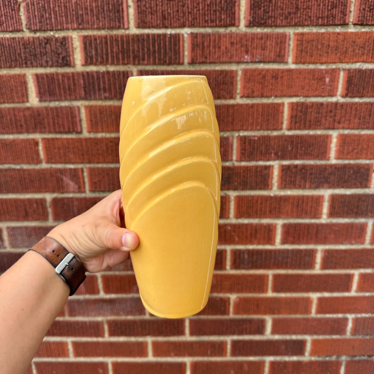 Vintage 80s Art Deco Style Vase