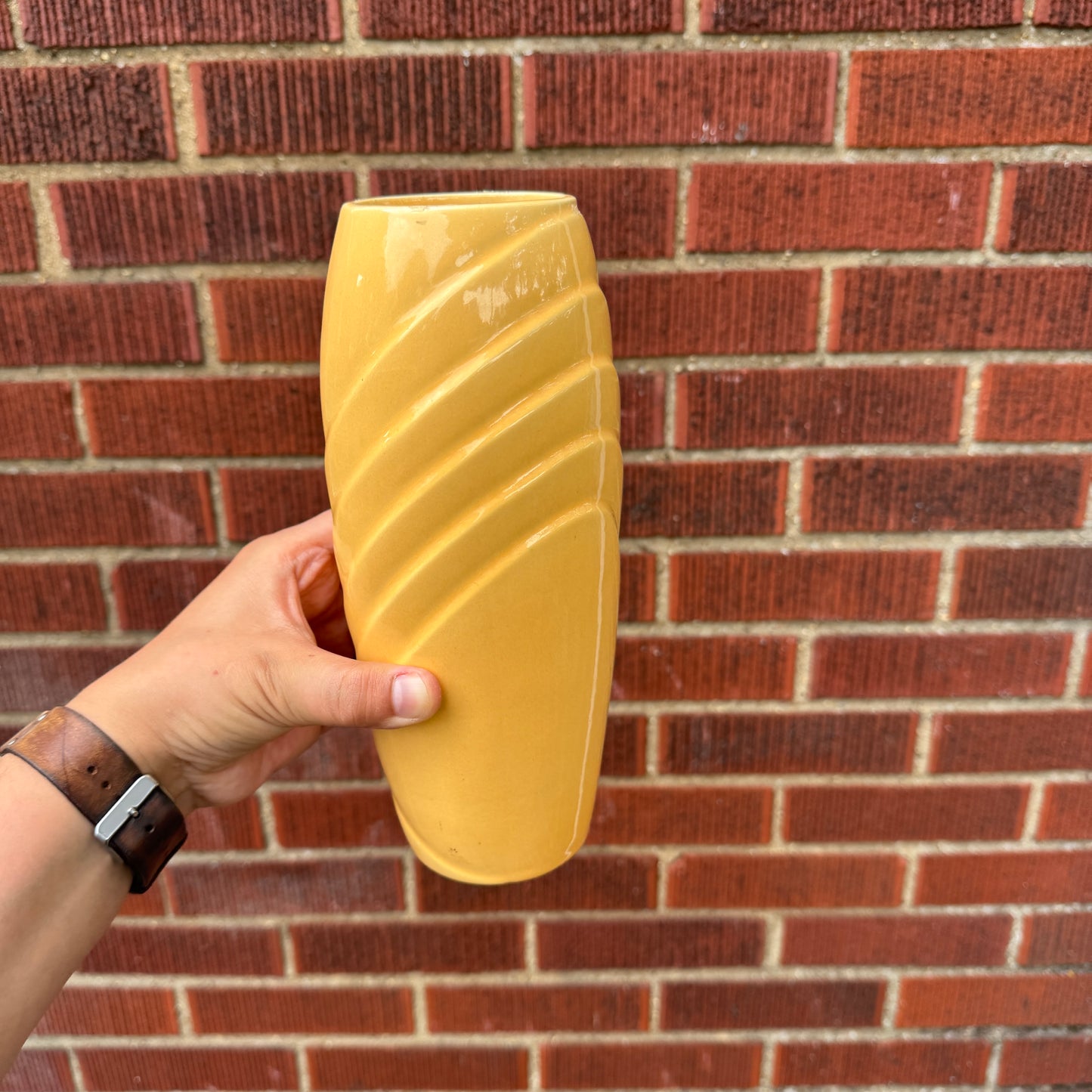 Vintage 80s Art Deco Style Vase