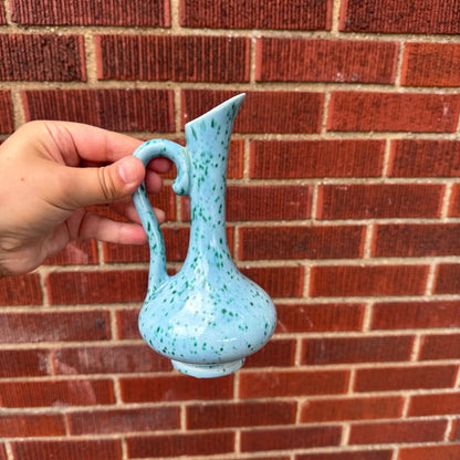 Blue Drip Glaze Pitcher
