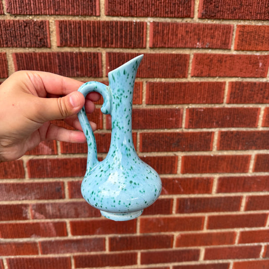 Blue Drip Glaze Pitcher