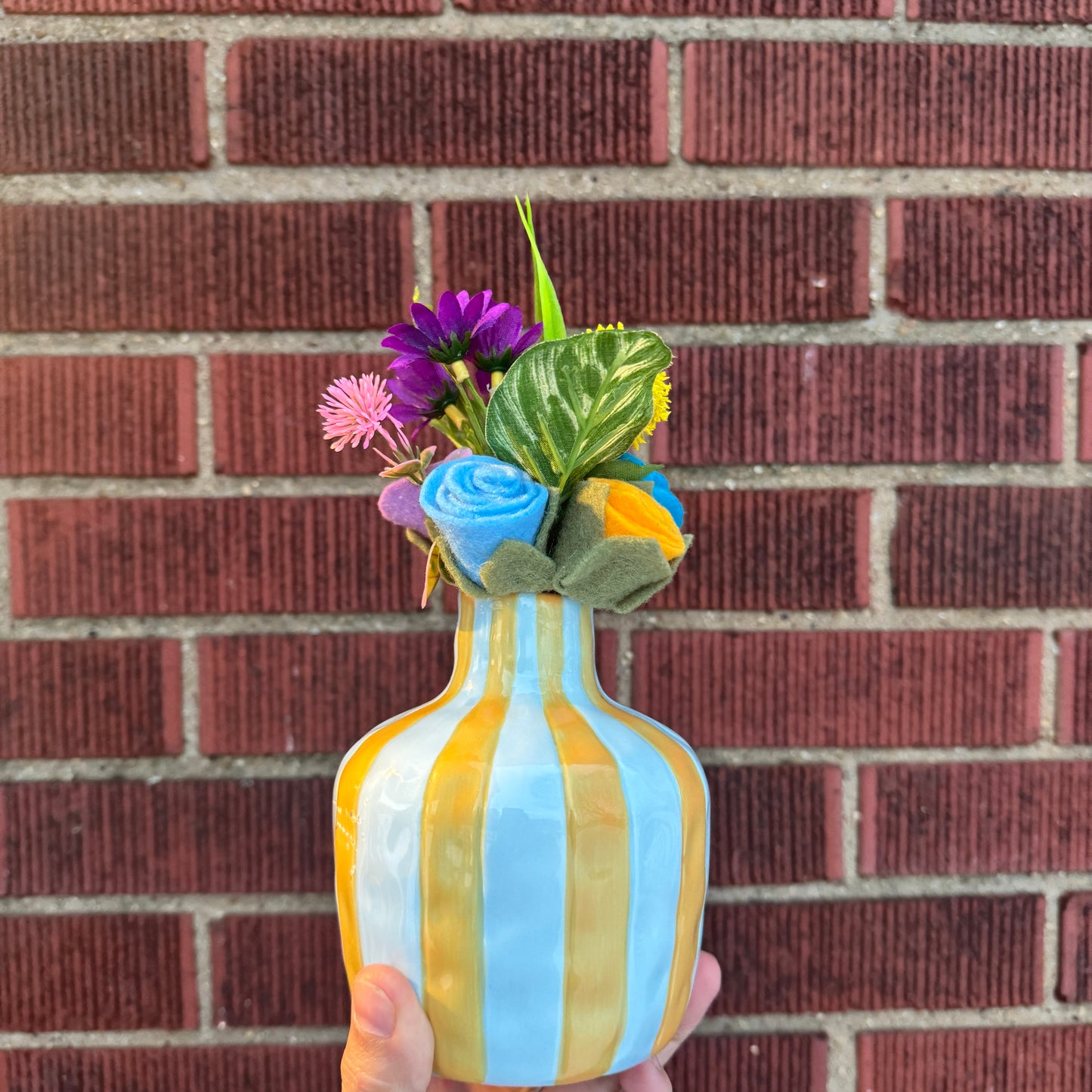 Blue & Orange/Yellow Bouquet