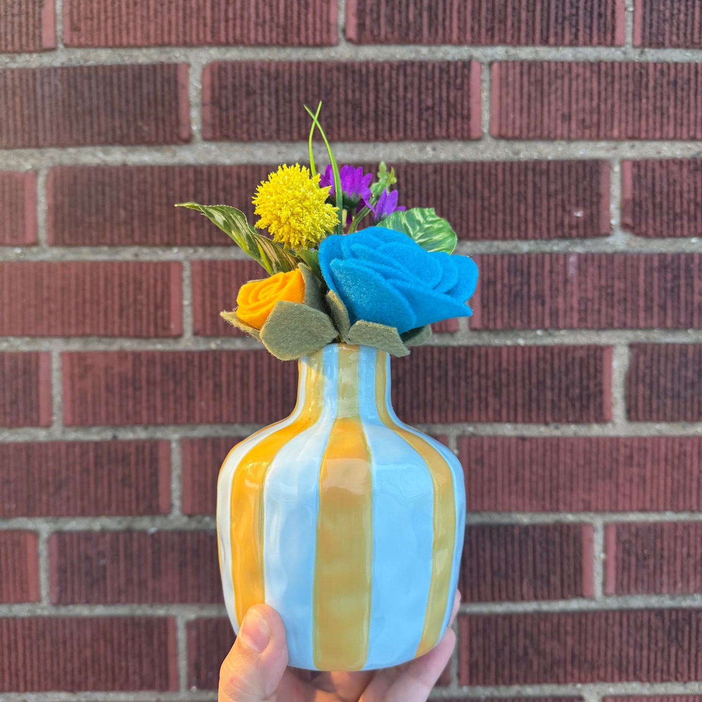 Blue & Orange/Yellow Bouquet