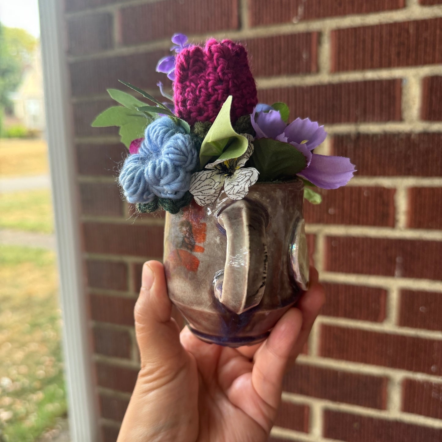 Handmade Moon Pottery Mug